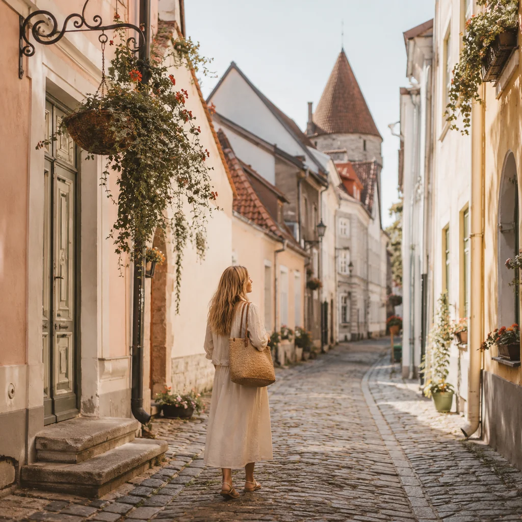 Guide local partageant son savoir sur le patrimoine Eesti